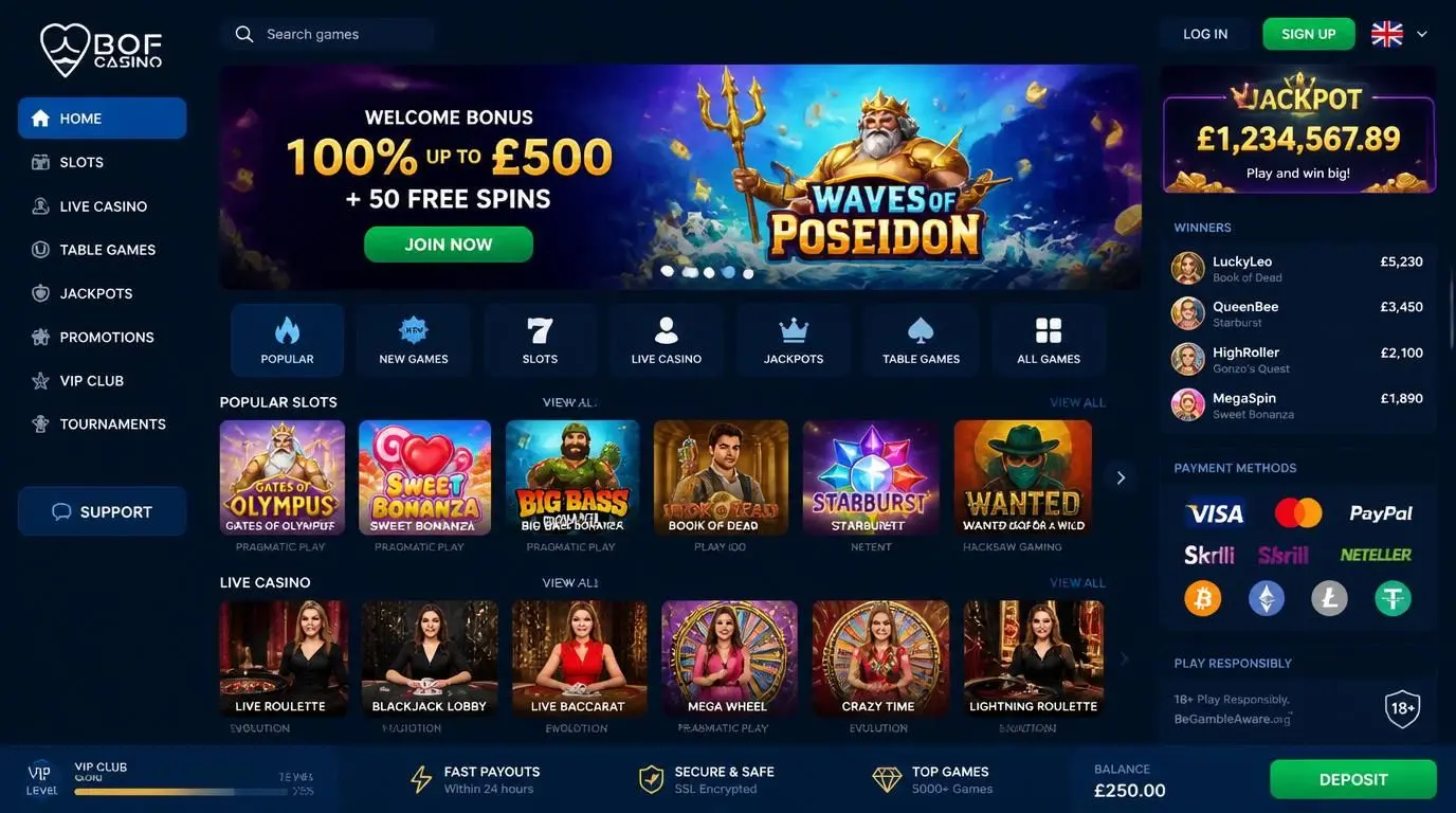 Bof Casino Nederland voor Premium Online Gaming Ervaringen image 1